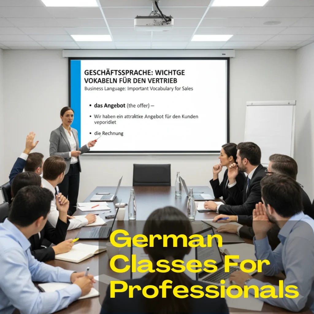 German Classes for professionals in Delhi